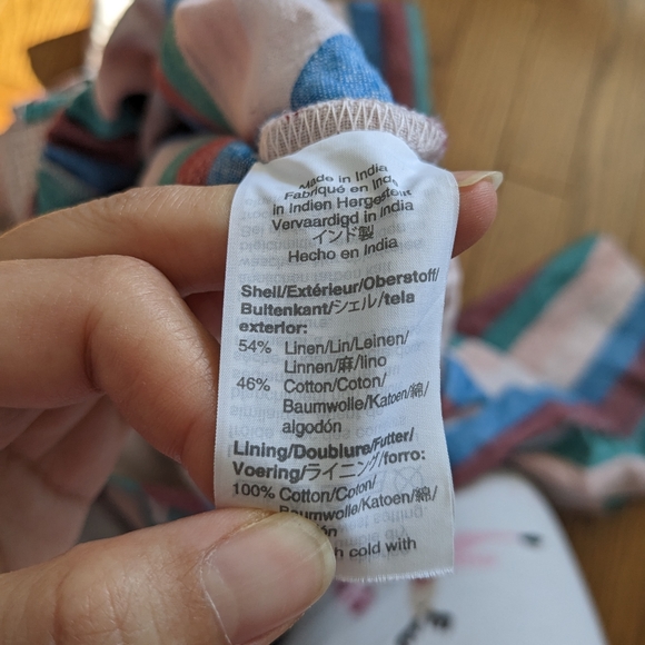 Madewell Cap-Sleeve Tie Jumpsuit in Flagstaff Stripe Linen cotton blend size 8 - Picture 11 of 12